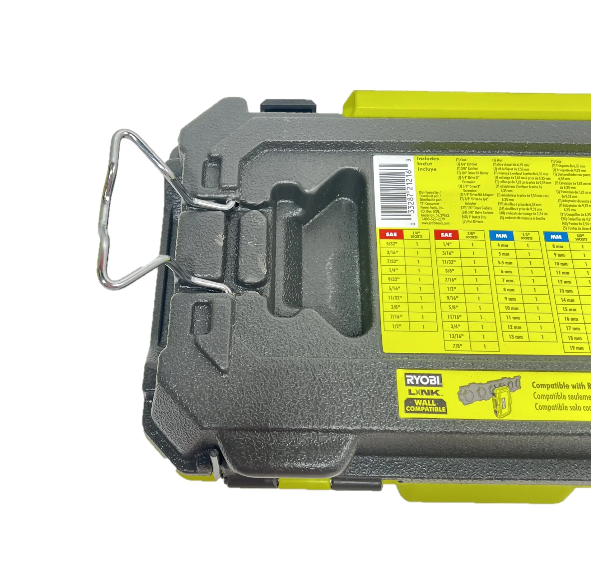 RYOBI 97 PC. 1/4 & 3/8 Drive Mechanics Set - RHMTS49701