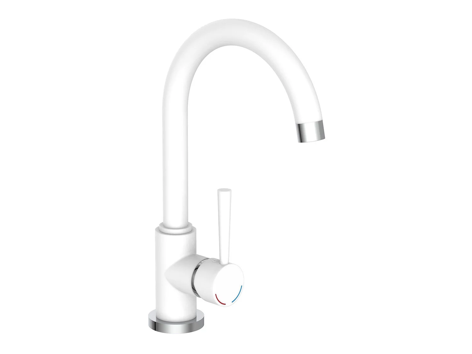 Schtte Mitigeur robinet de cuisine CORNWALL, avec bec courb