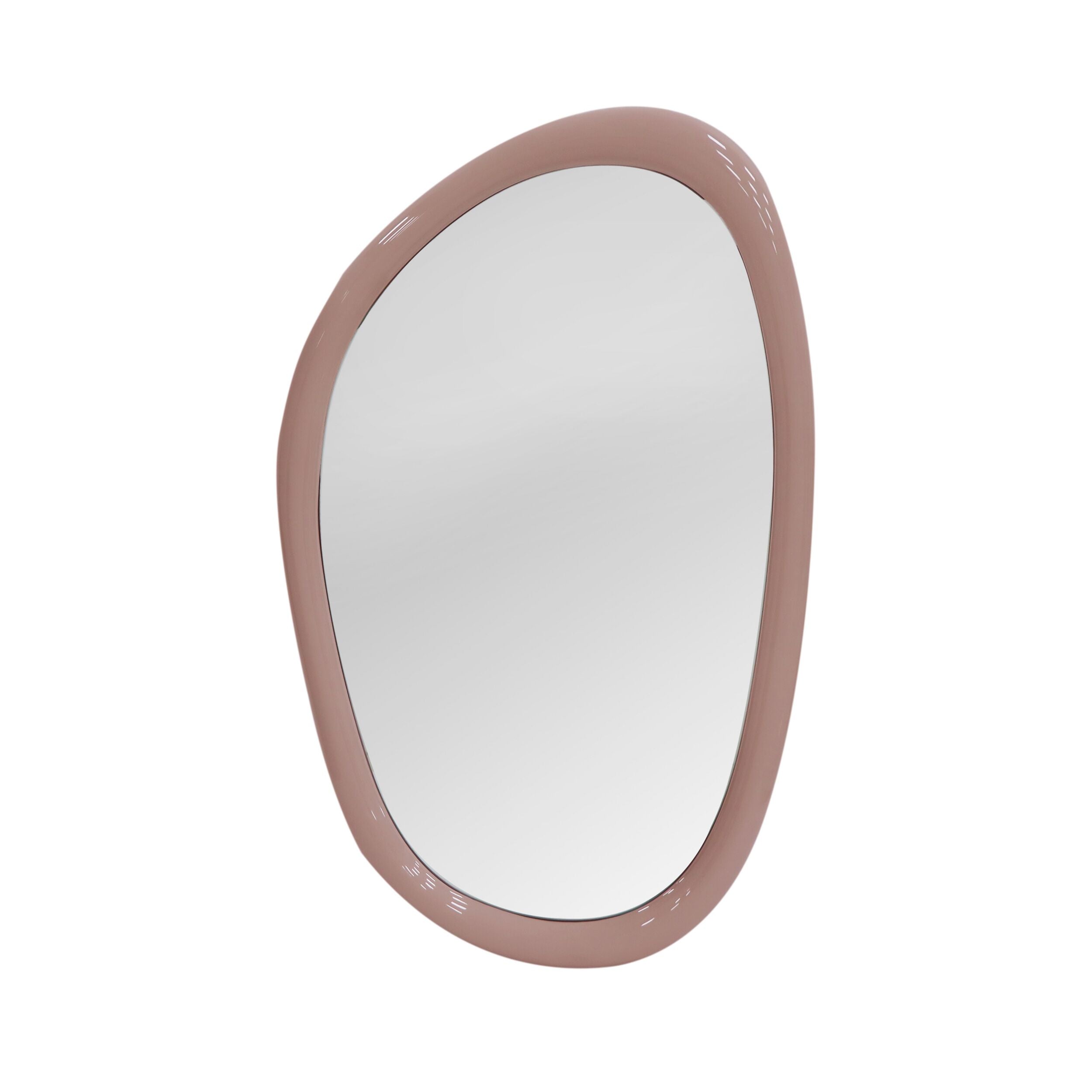 Glossy Fluid Mirror Mocha Mousse