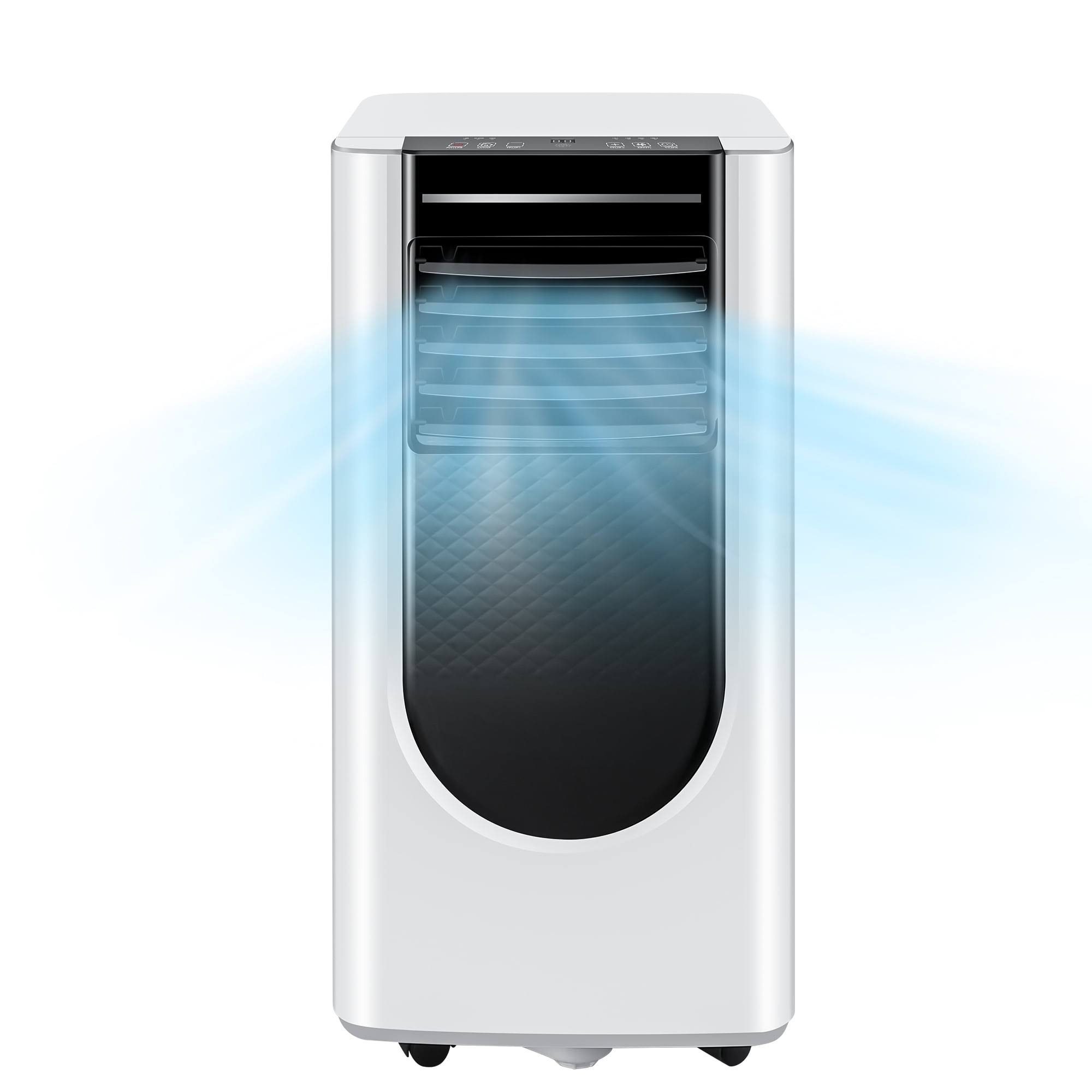 Wanai 8,000 BTU ASHARE Portable Air Conditioner,Built-in Dehumidifier & Fan Mode, Remote Control and Window Installation Kit Included, LED Display