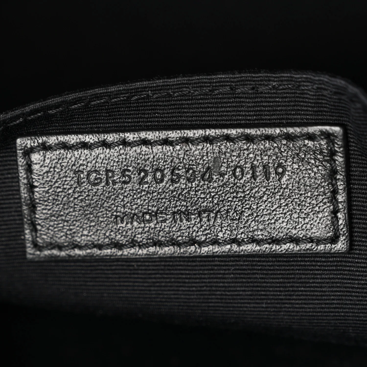 Calfskin Matelasse Monogram Lou Camera Bag Black
