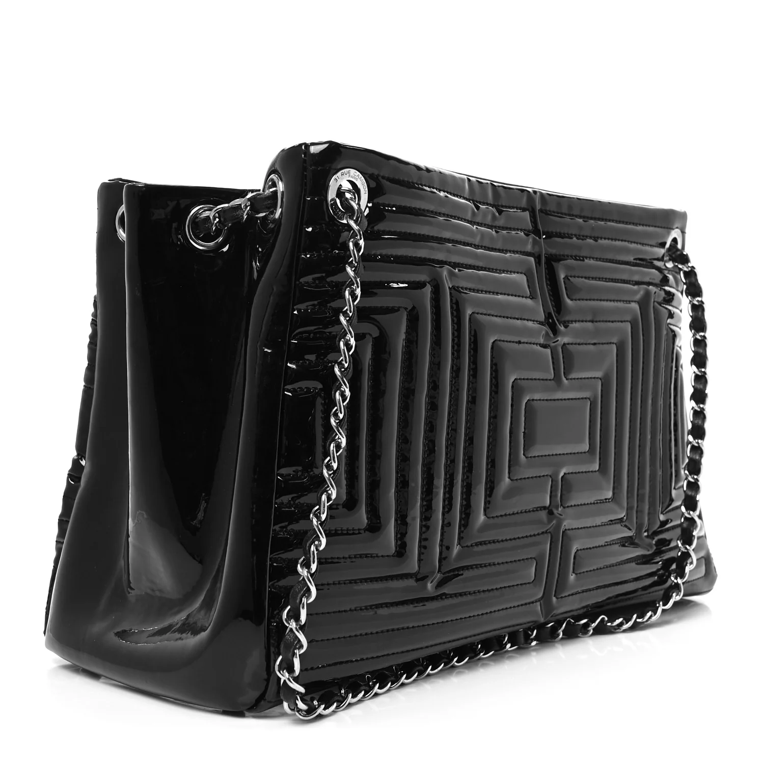 Vinyl Coco Ming Tote Black