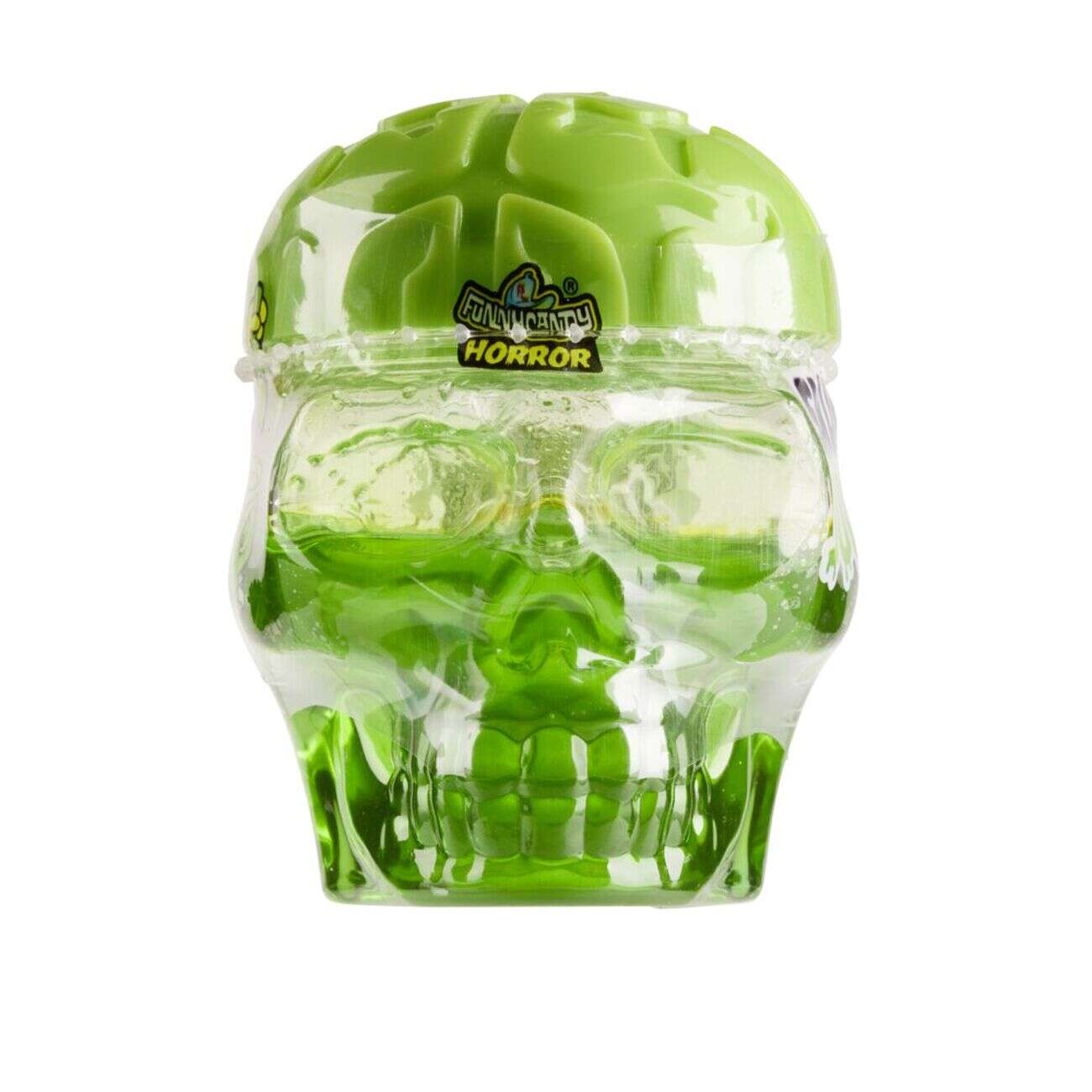 Bonbon Halloween liquide effet slime avec cuillère 90gr (3 modèles)