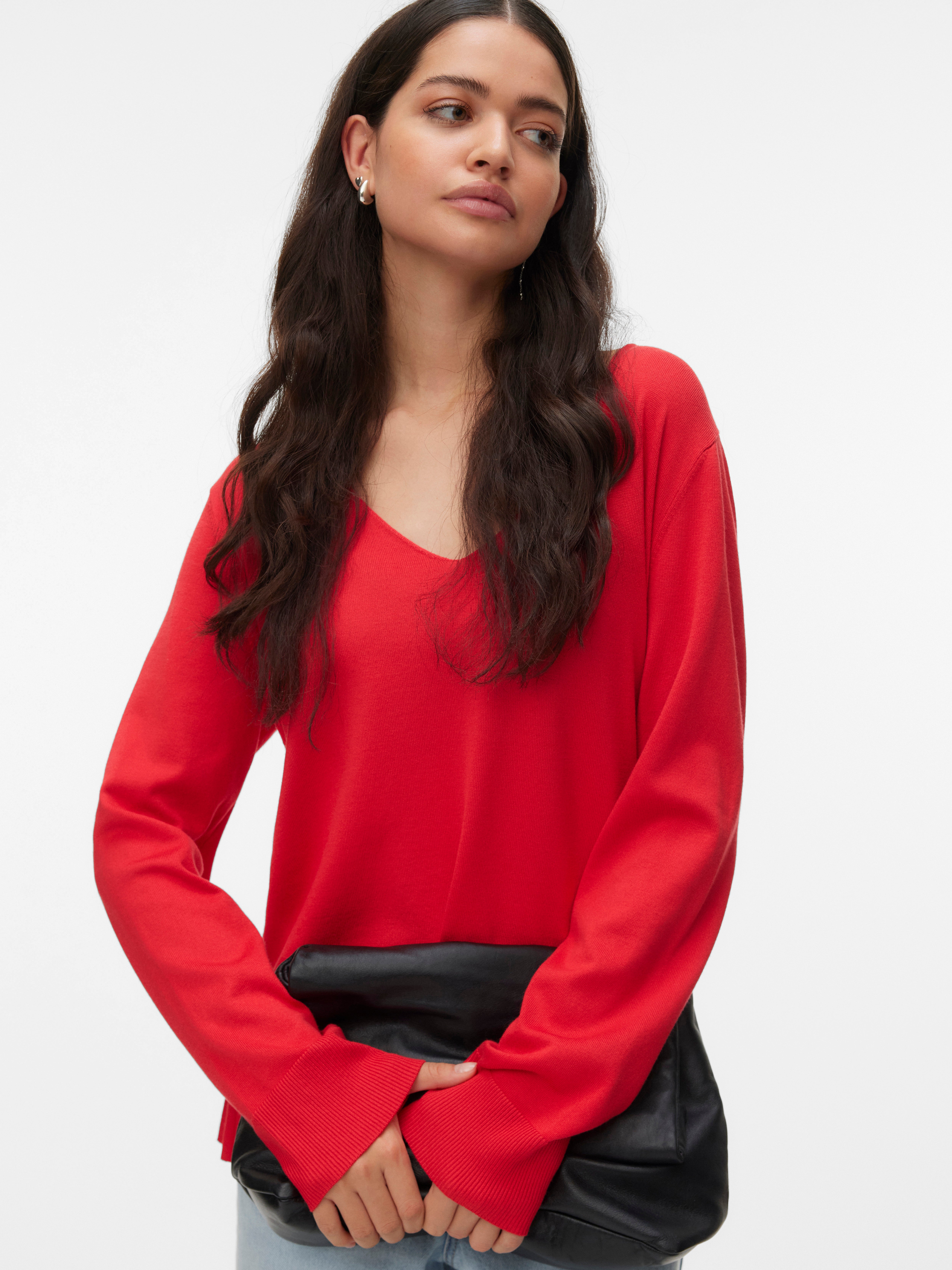VERO MODA® VMSILJE Knitted pullover