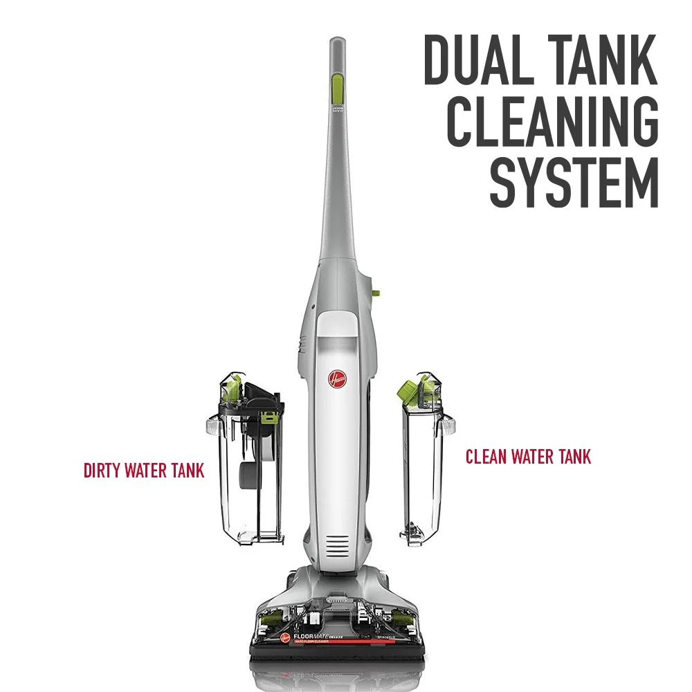 FloorMate Deluxe Corded Hard Floor Cleaner, for Hardwood, Vinyl, Ceramic Tile, Laminate, and Marble, Dual Tank, Dry Mode, FH40160 - Image 6