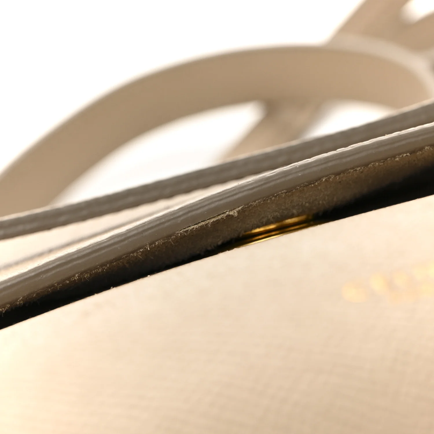 Grained Calfskin Nano Belt Bag Light Taupe