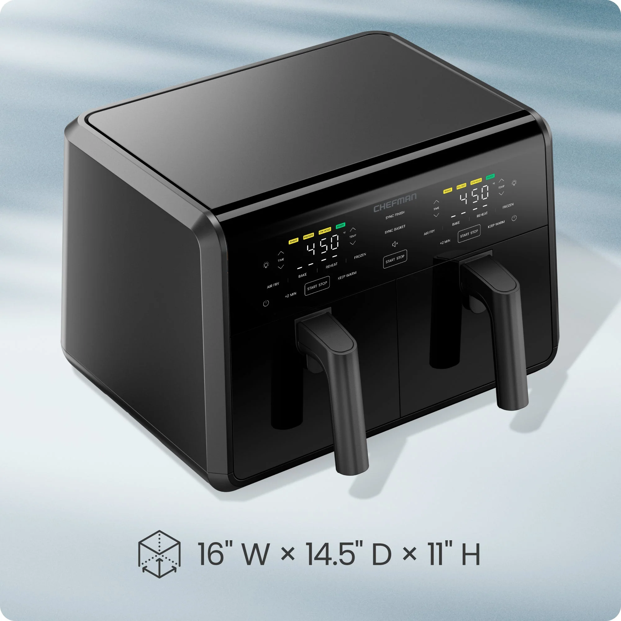 9 Qt. TurboFry Dual Basket Air Fryer