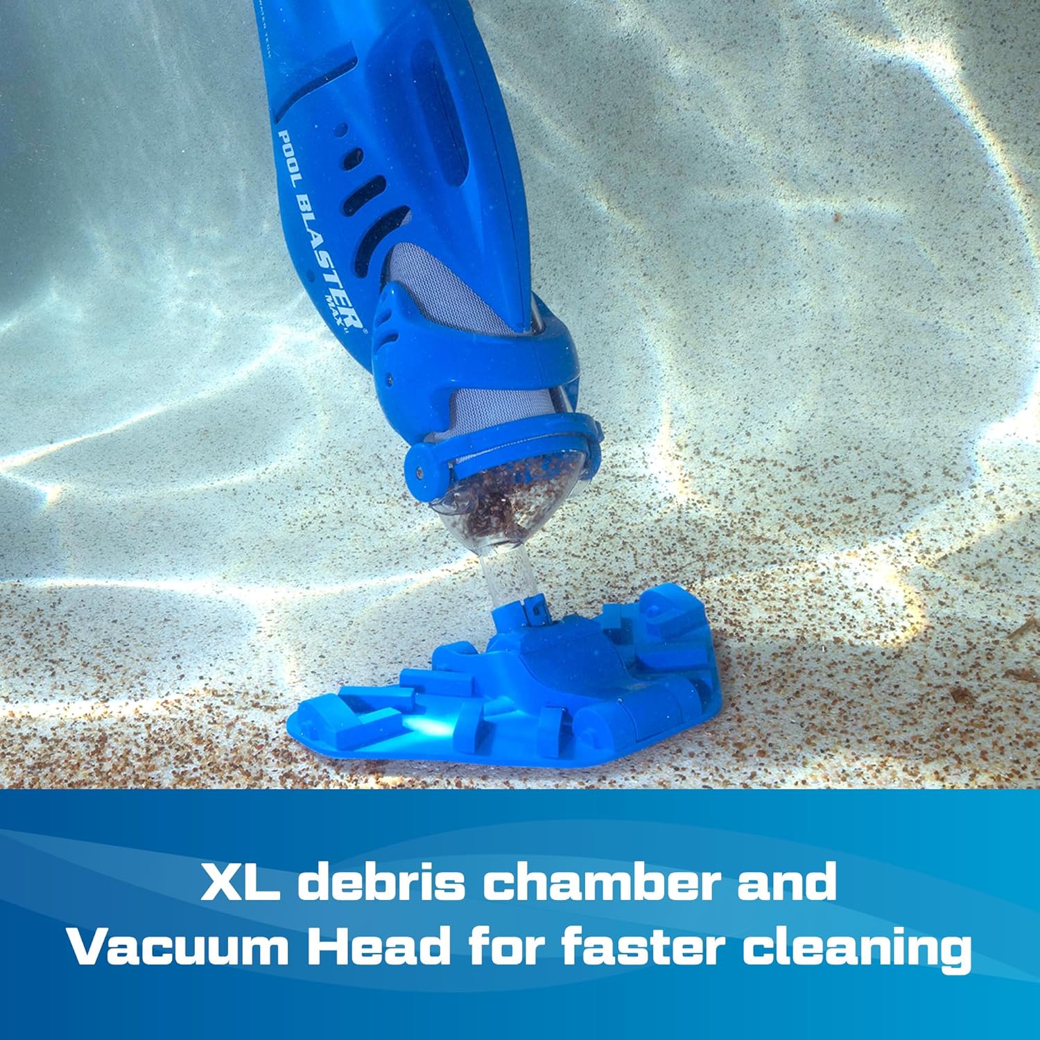 Cordless Pool Vacuum for Deep Cleaning & Strong Suction, Handheld Rechargeable Swimming Pool Cleaner for Inground and Above Ground Pools,…