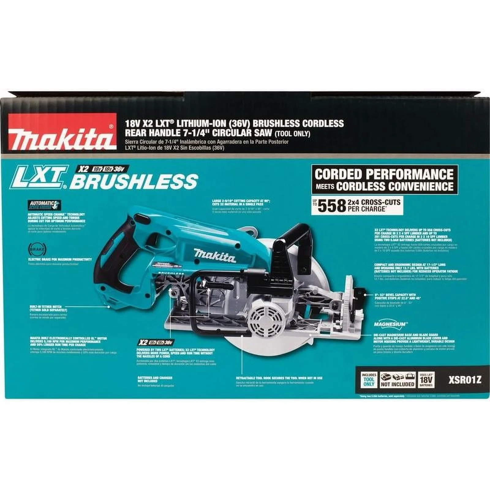 Circular Saw, 7.25 in Dia, 5100 RPM XSR01Z - Image 5