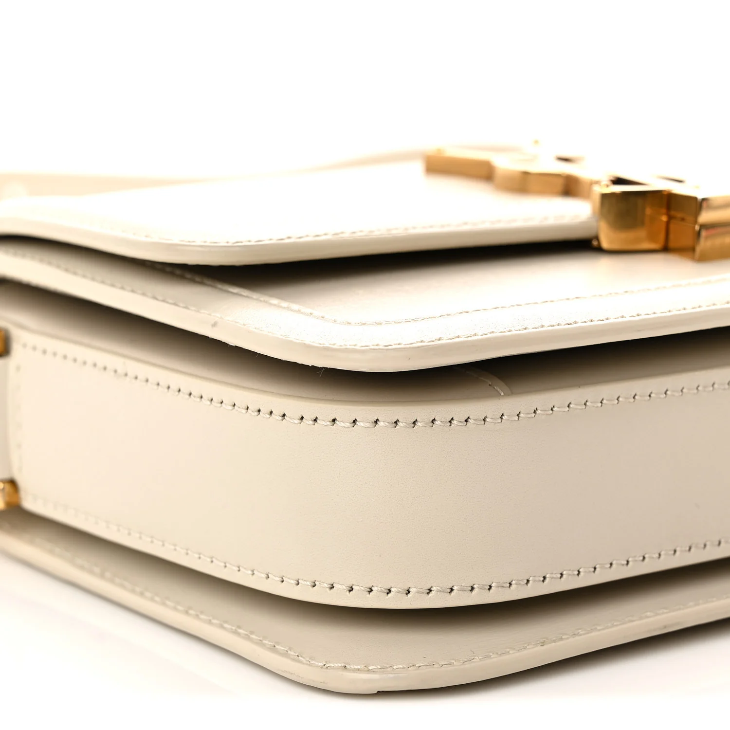 Smooth Calfskin Small Solferino Satchel Ivory