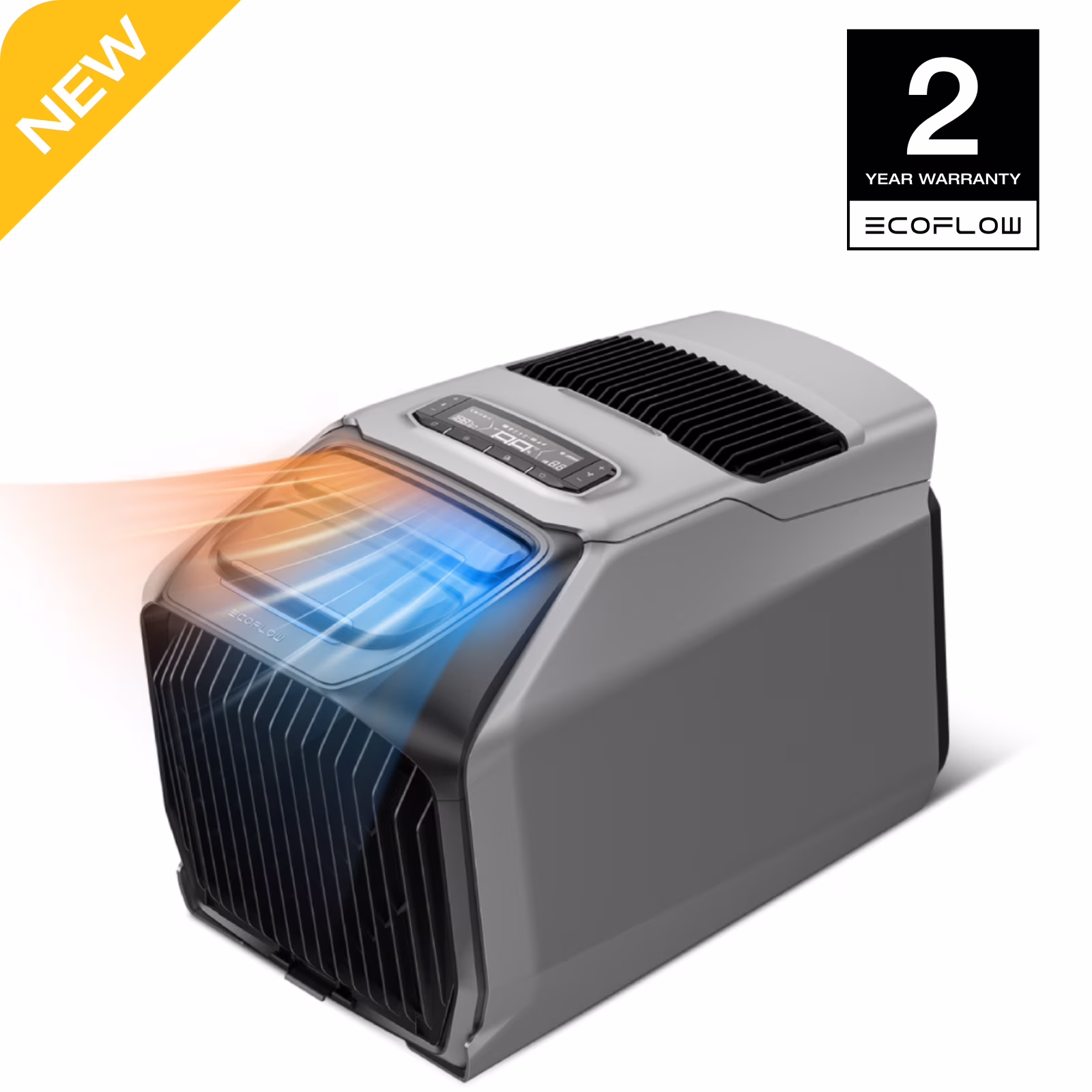 EF WAVE 3 Portable Air Conditioner, 1800W/6100 BTU Cooling and 2000W/6800 BTU Heating, 1000W Fast Charging in 75 mins, 8H Wireless Running, APP Control, for Camping, Vanlife, RVs(1)