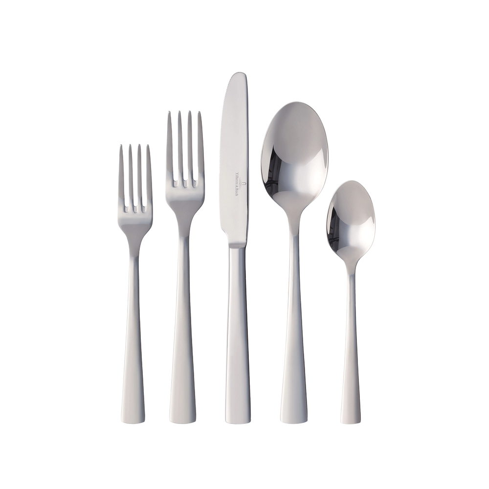 Chancellor 60-piece flatware set - stainless steel