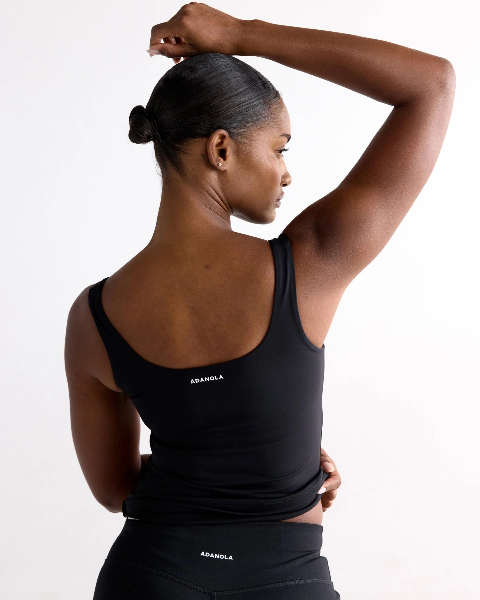 Ultimate Square Neck Top - Black