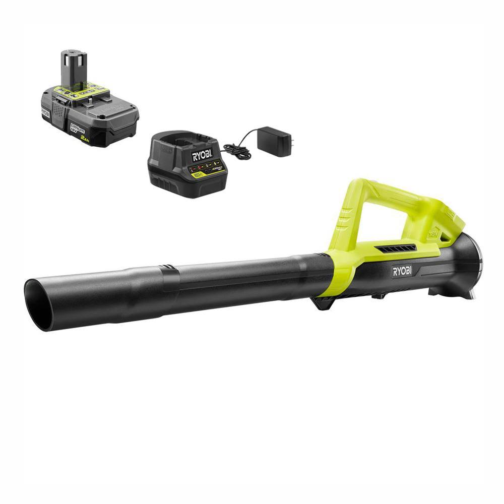 Ryobi One+ 90 MPH 200 CFM 18-Volt Lithium-Ion Cordless Leaf Blower