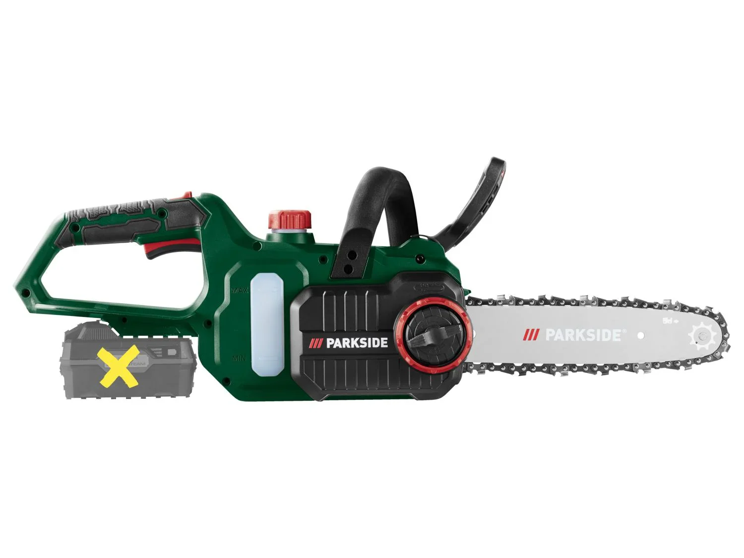 PARKSIDE Trononneuse sans fil + chargeur + batterie, 20 V