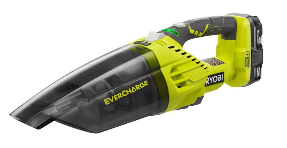 Ryobi P714K 18V One+ Evercharge Cordless Hand Vacuum Kit