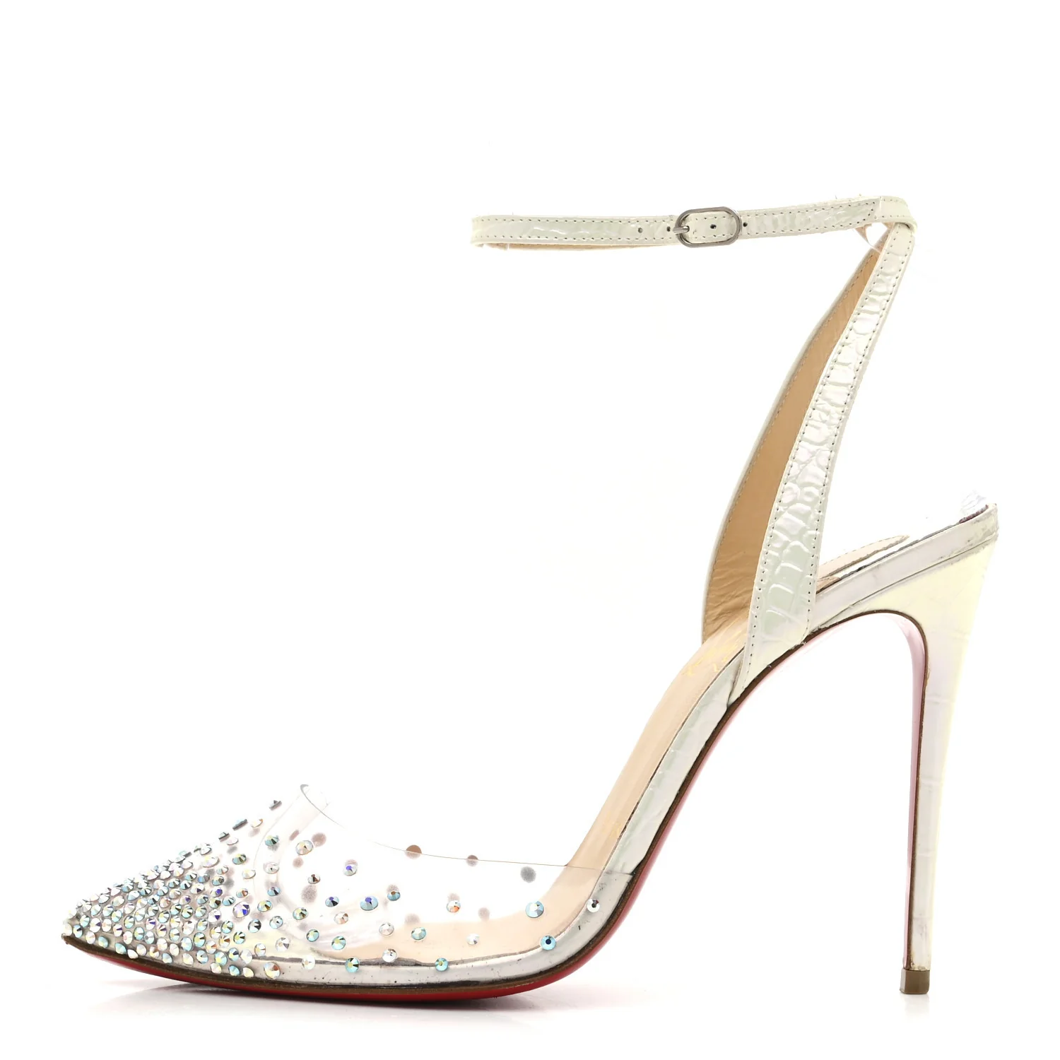 PVC Calf Alicoco Spikaqueen 100 Pumps 36.5 White