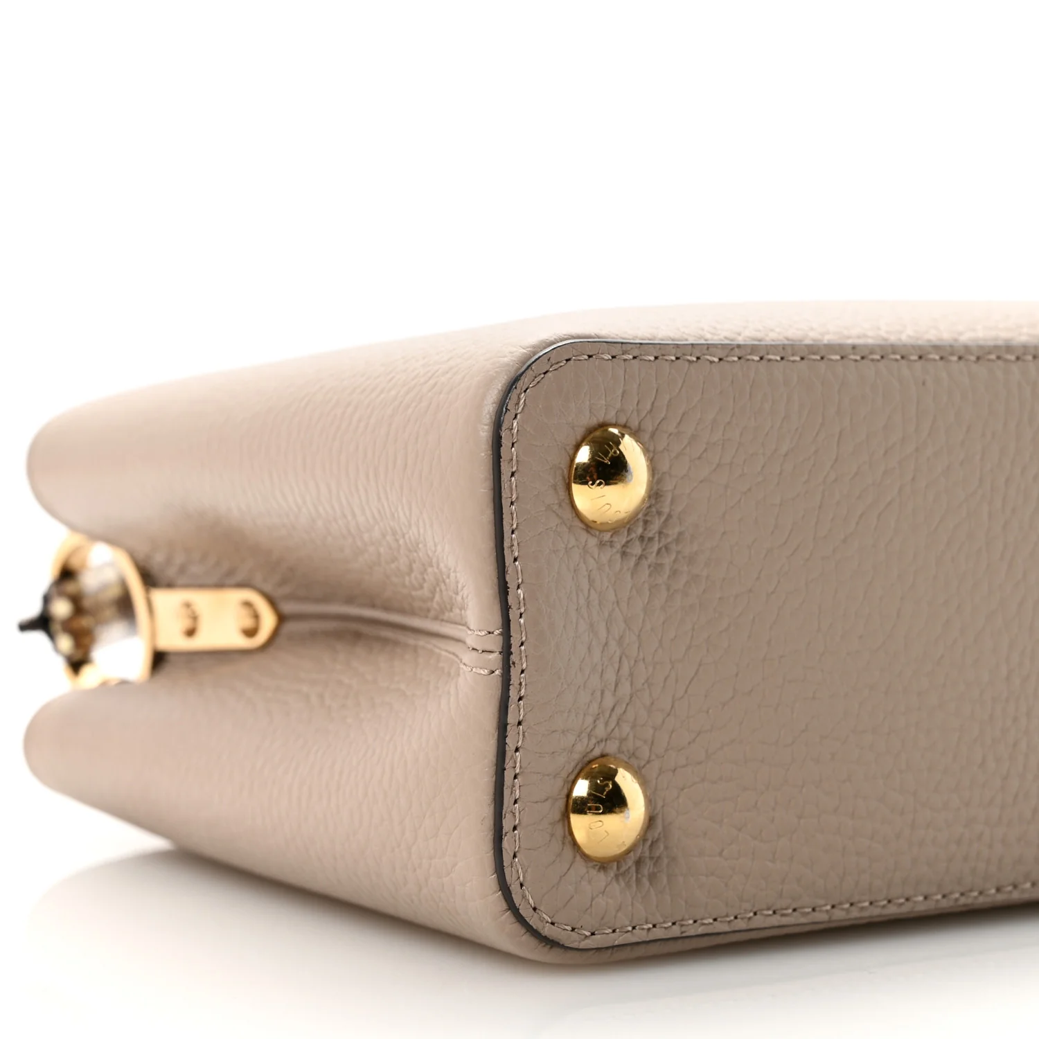 Taurillon Snakeskin Capucines BB Galet