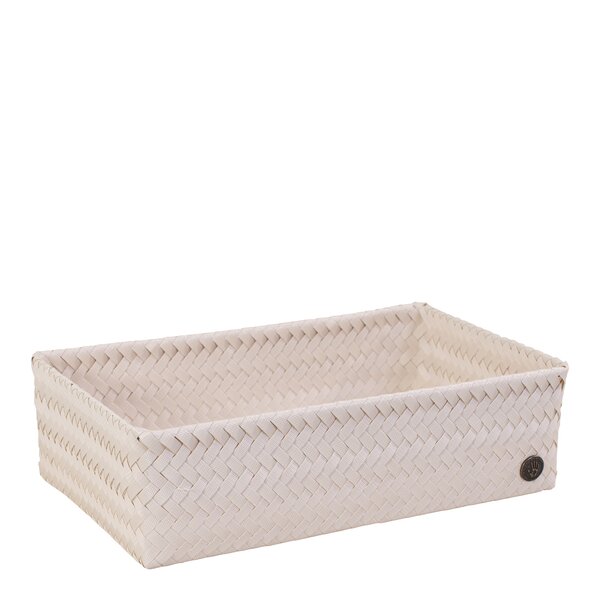 Fit stor oppbevaringskurv 36x24x10 cm champagne
