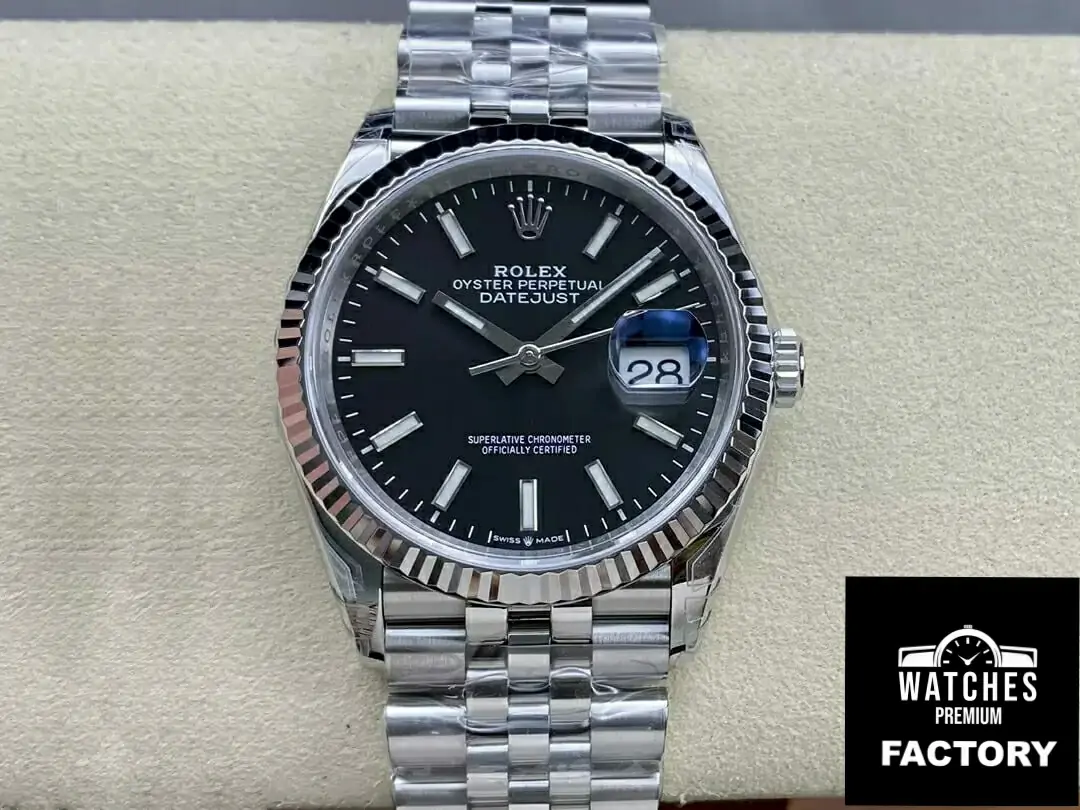 Rolex Datejust M126234-0015 36MM VS Factory Gray Strap