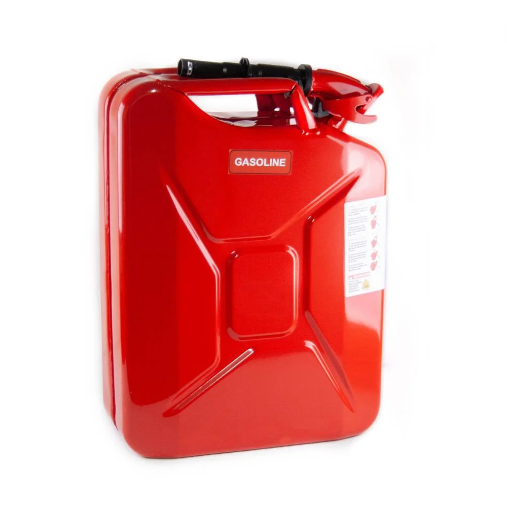 JC0020RVS Red Authentic NATO Jerry Fuel Can and Spout System, 20 Liter(1 Pack) - Image 6