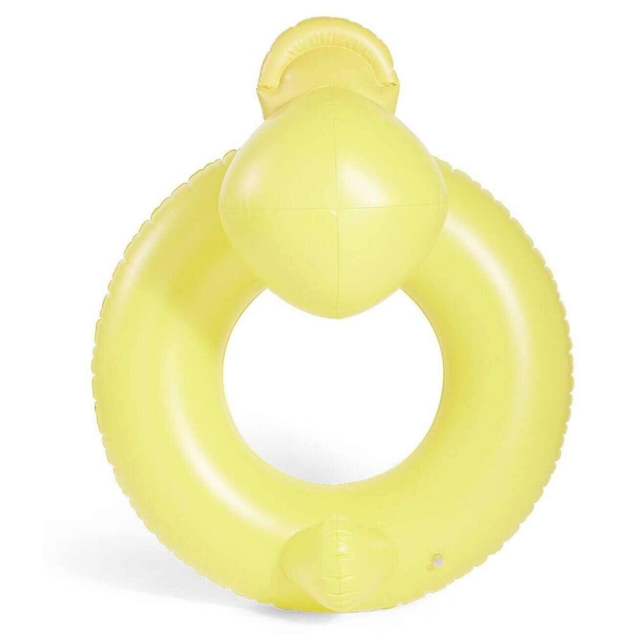 Bouée gonflable canard jaune Ø110cm