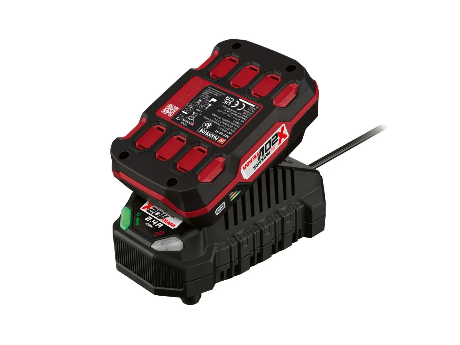 PARKSIDE Batterie 20 V / 2 Ah PAP 20 B1 et chargeur PLG 20 C1