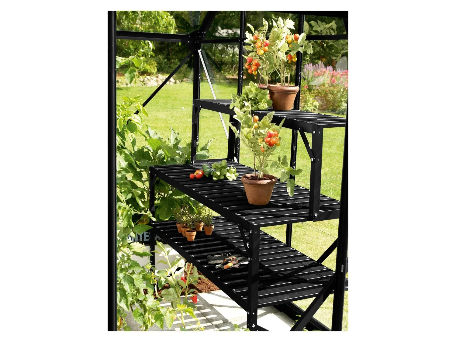 Vitavia tagre en aluminium, 121 x 28 x 39 cm