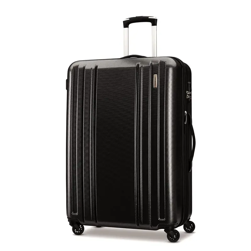 Silver Carbon 2 Large Spinner Checked Luggage | 0763-JEVWN - SAMSONITE OUTLET