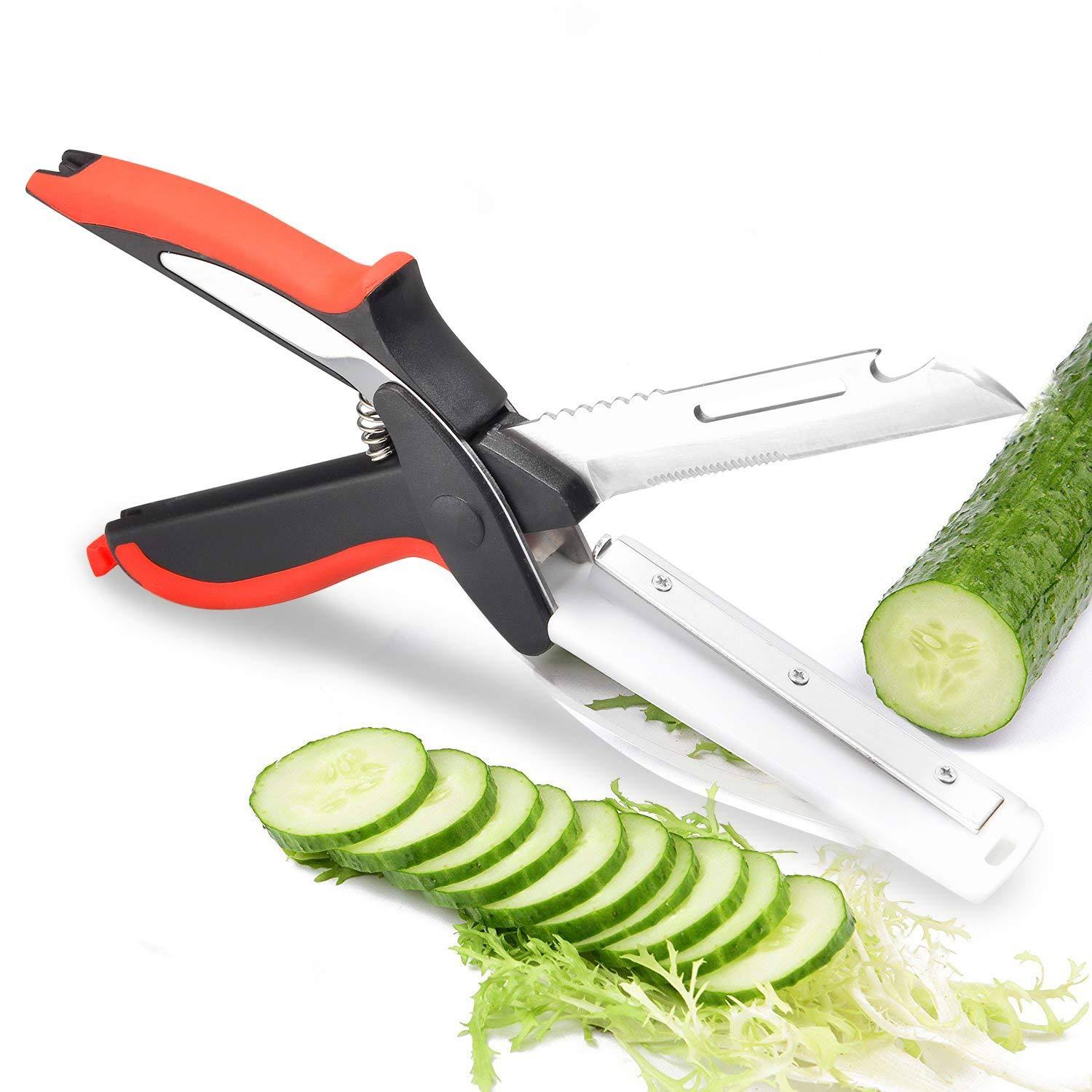 Universal 6 in 1 Clever Food Choppers Slicer Cutter with