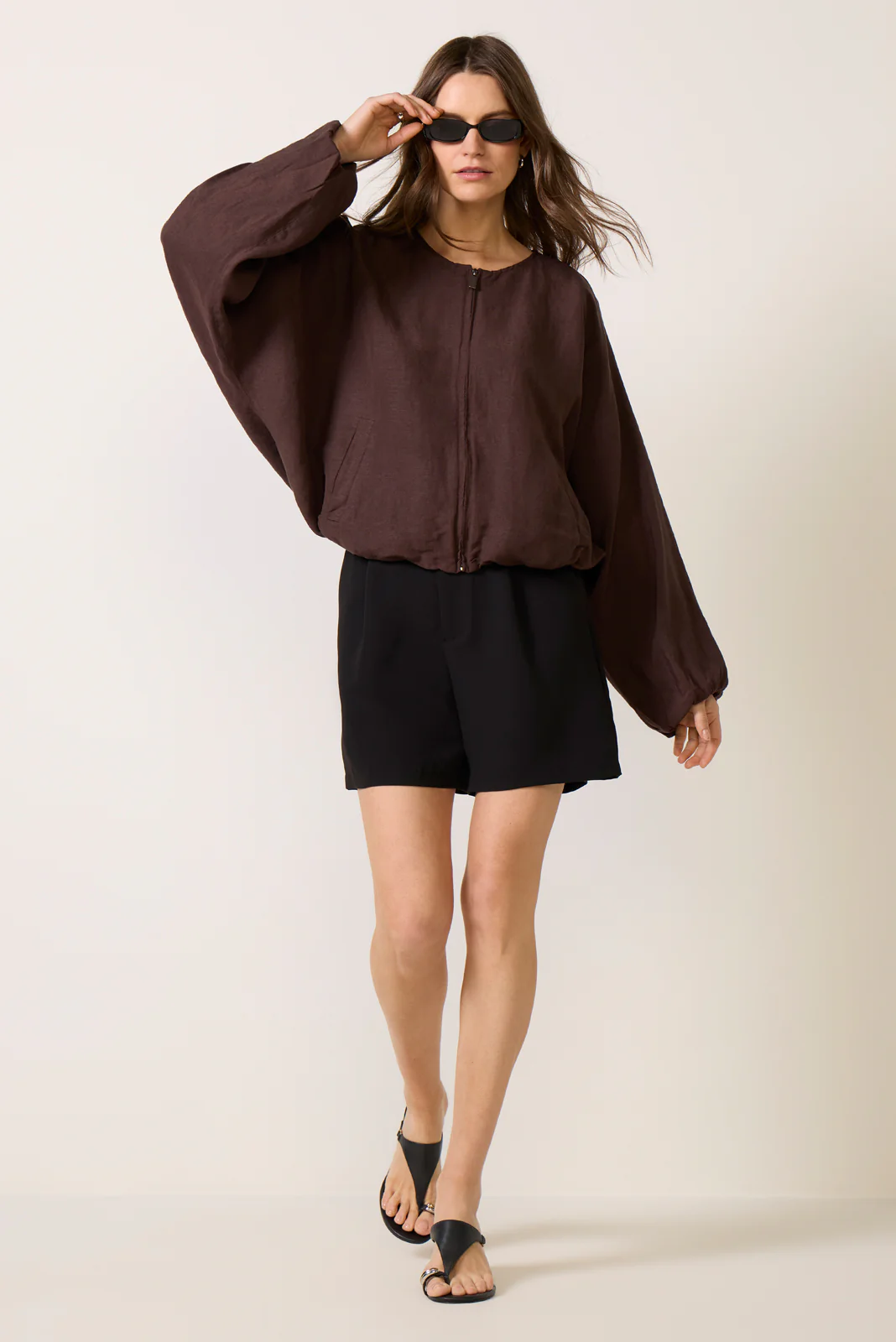 Linen Bubble Jacket