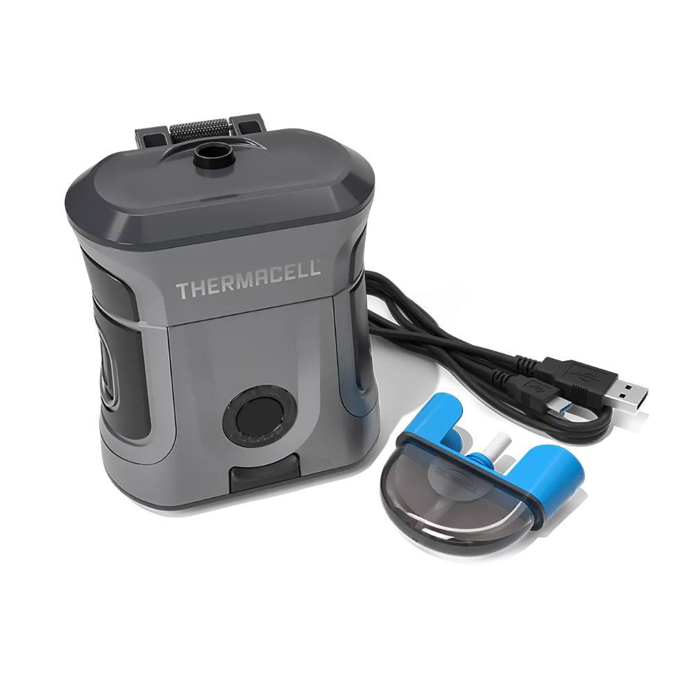 Thermacell Mosquito Repellent Rechargeable Adventure Ex-Series EX90; Patio Shield with 9-Hour Battery, Includes 12-Hour Refill, Rubber Armor &