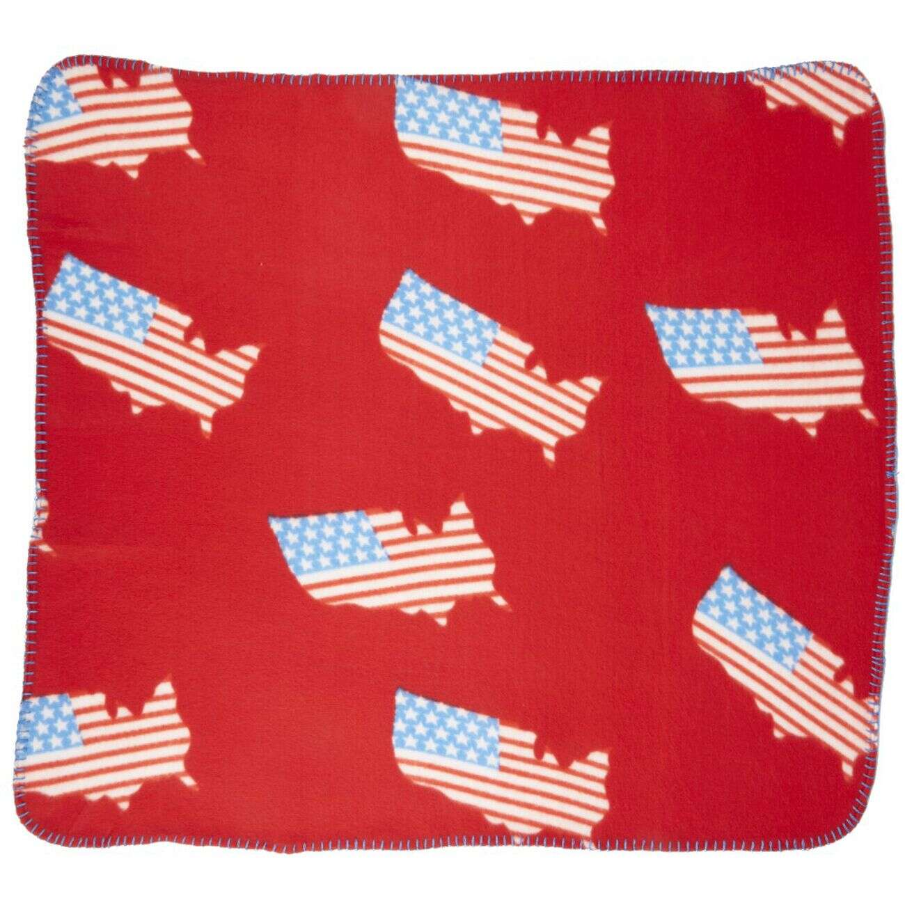 Plaid bébé brodé USA, 4 modèles