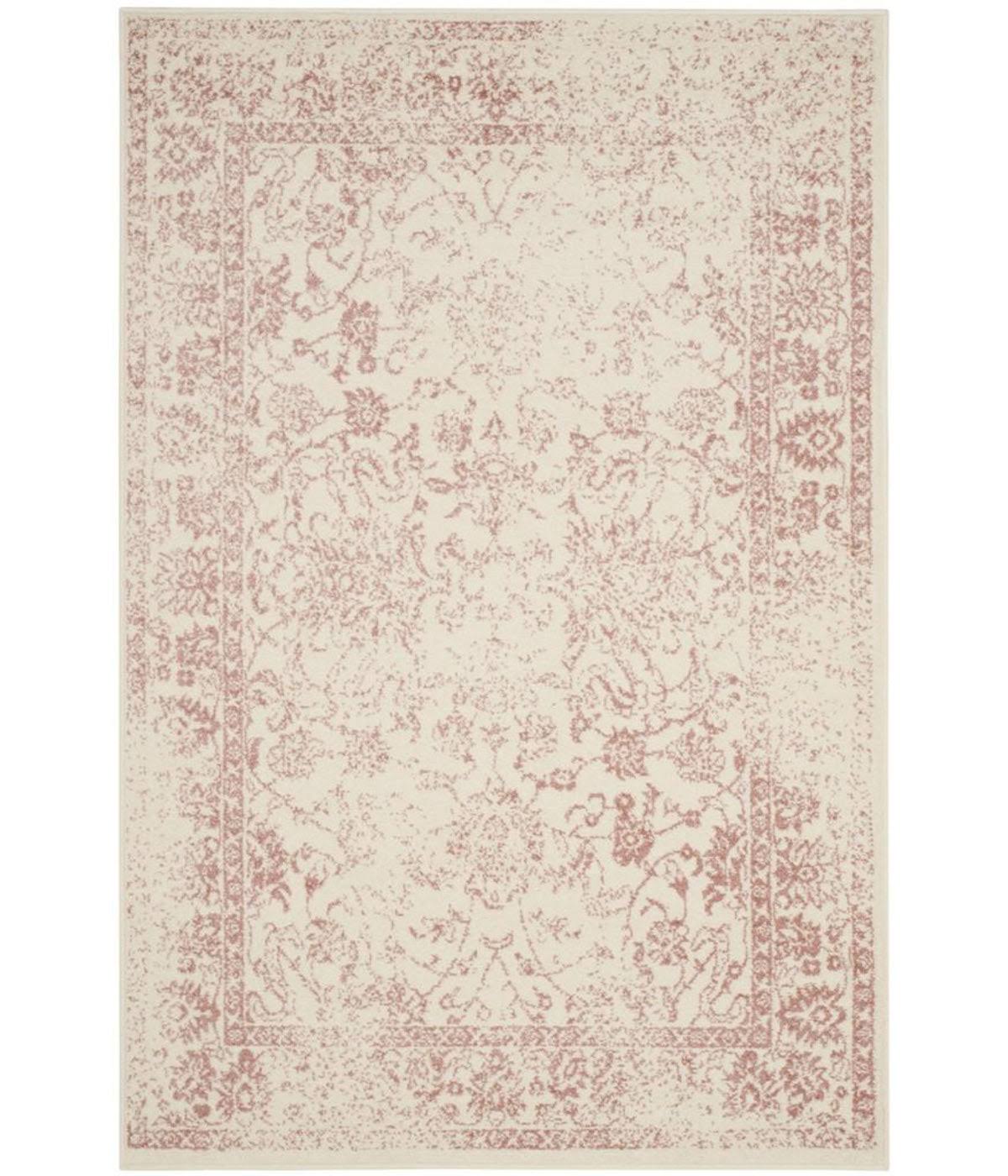 Safavieh Adirondack Wyatt Traditional Area Rug, Ivory/Rose