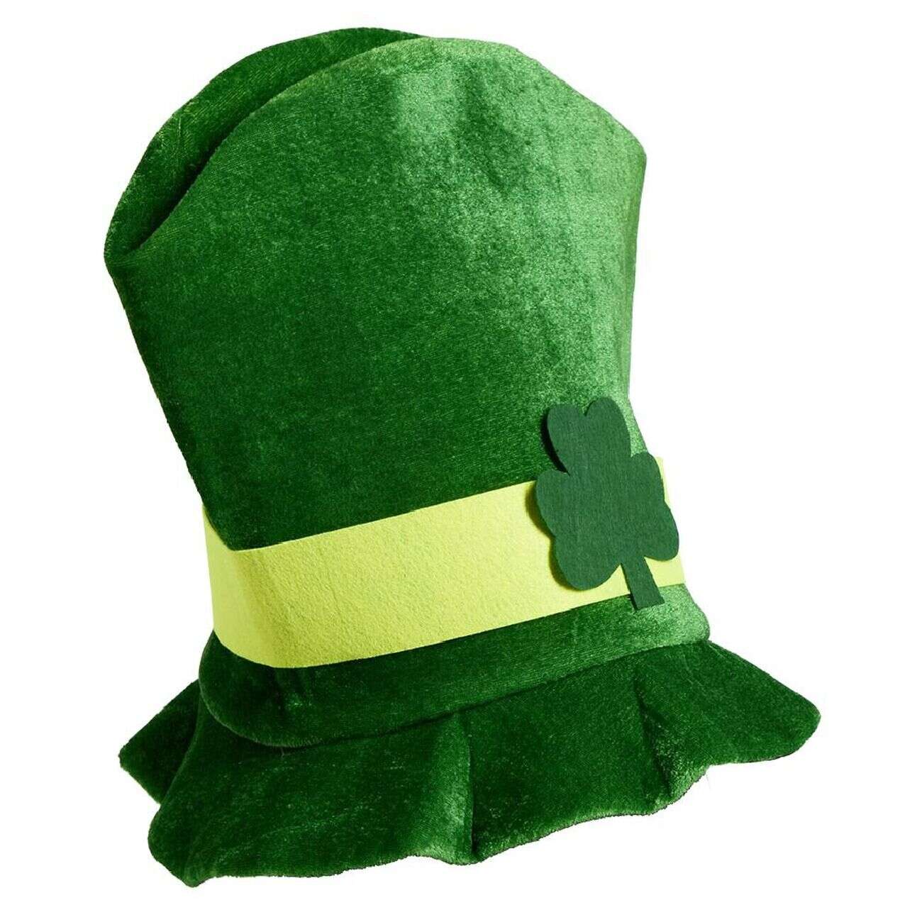 Chapeau haut-de-forme Saint-Patrick taille adulte polyester vert