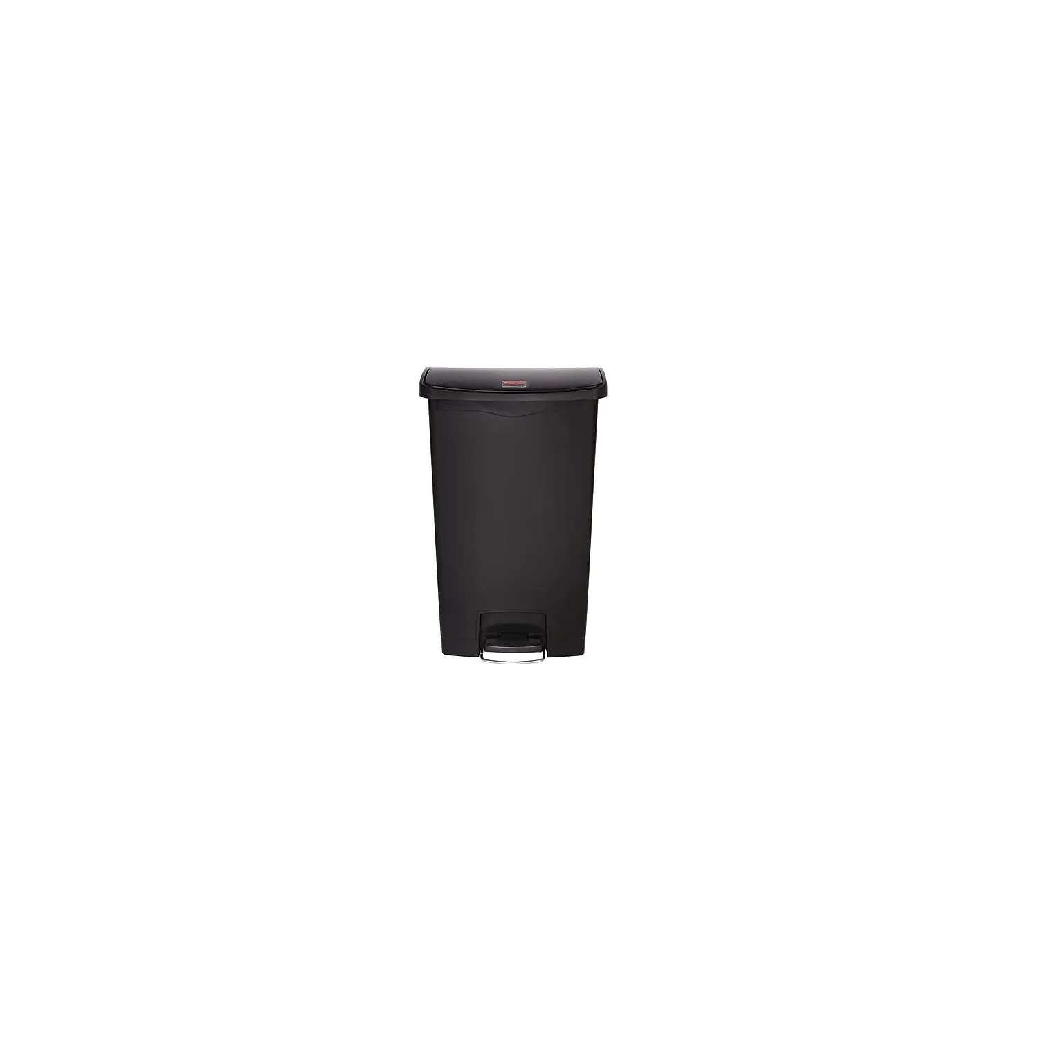 Commercial Slim Jim Resin Step-On Container Front Step Style 18 gal Black 1883613(1) - Image 2
