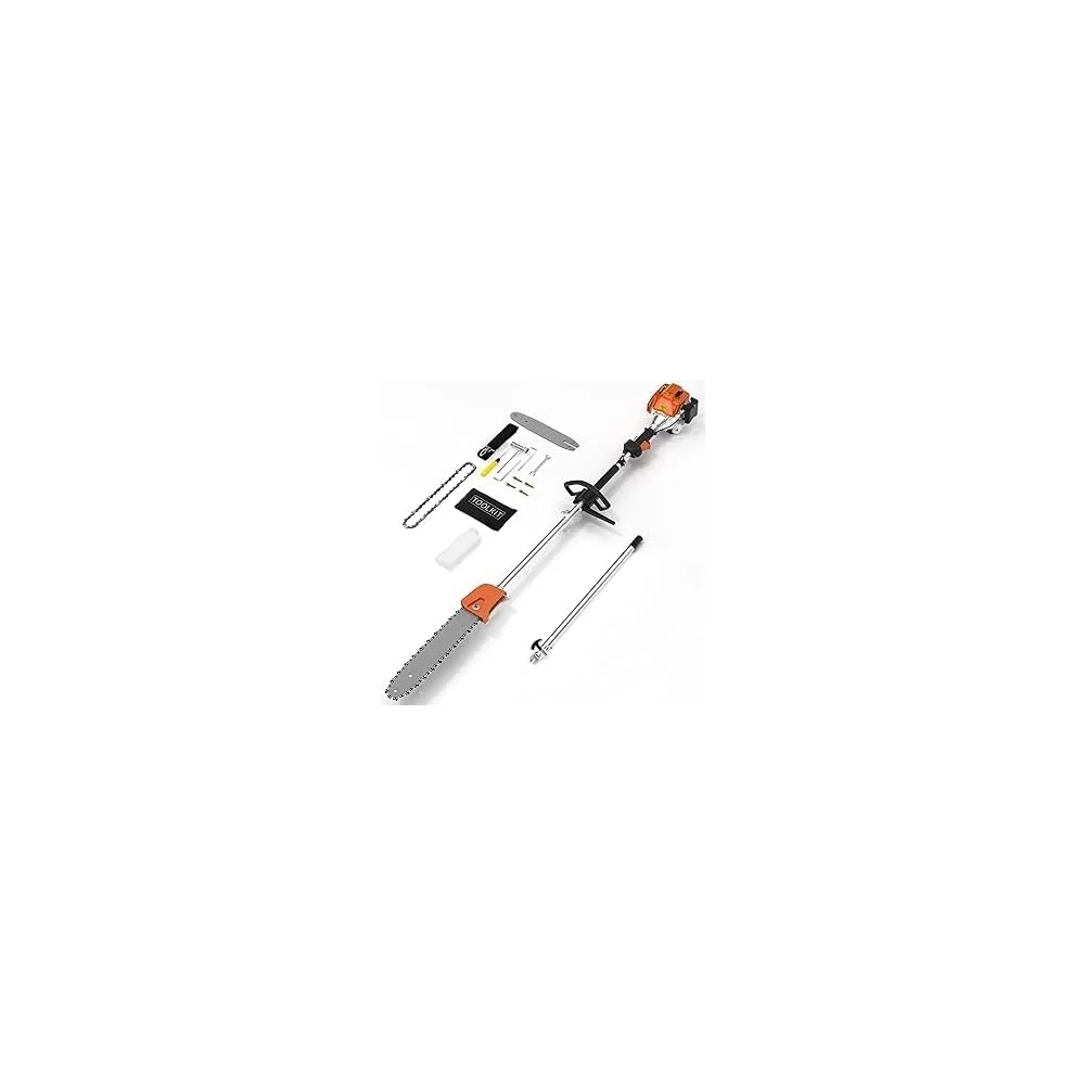 48CC Gas Powered Pole Saws,2-Stroke Gas Pole Saws for Tree Trimming