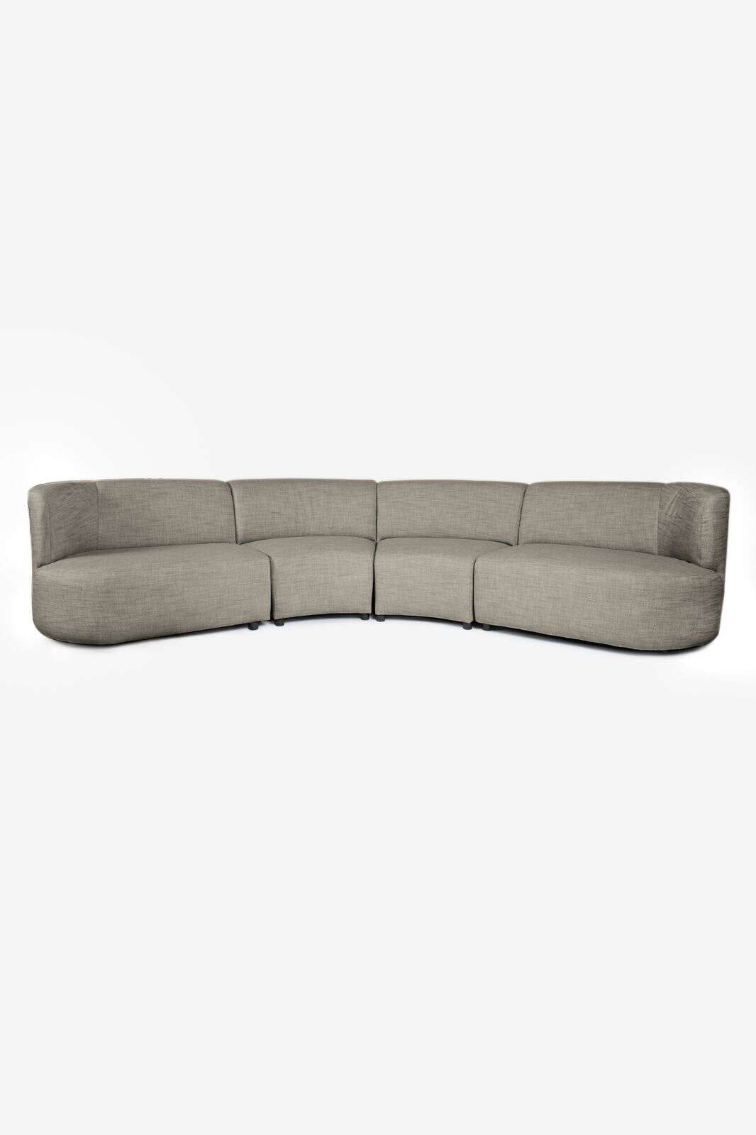 Empress 4-zits bank Lucera brown