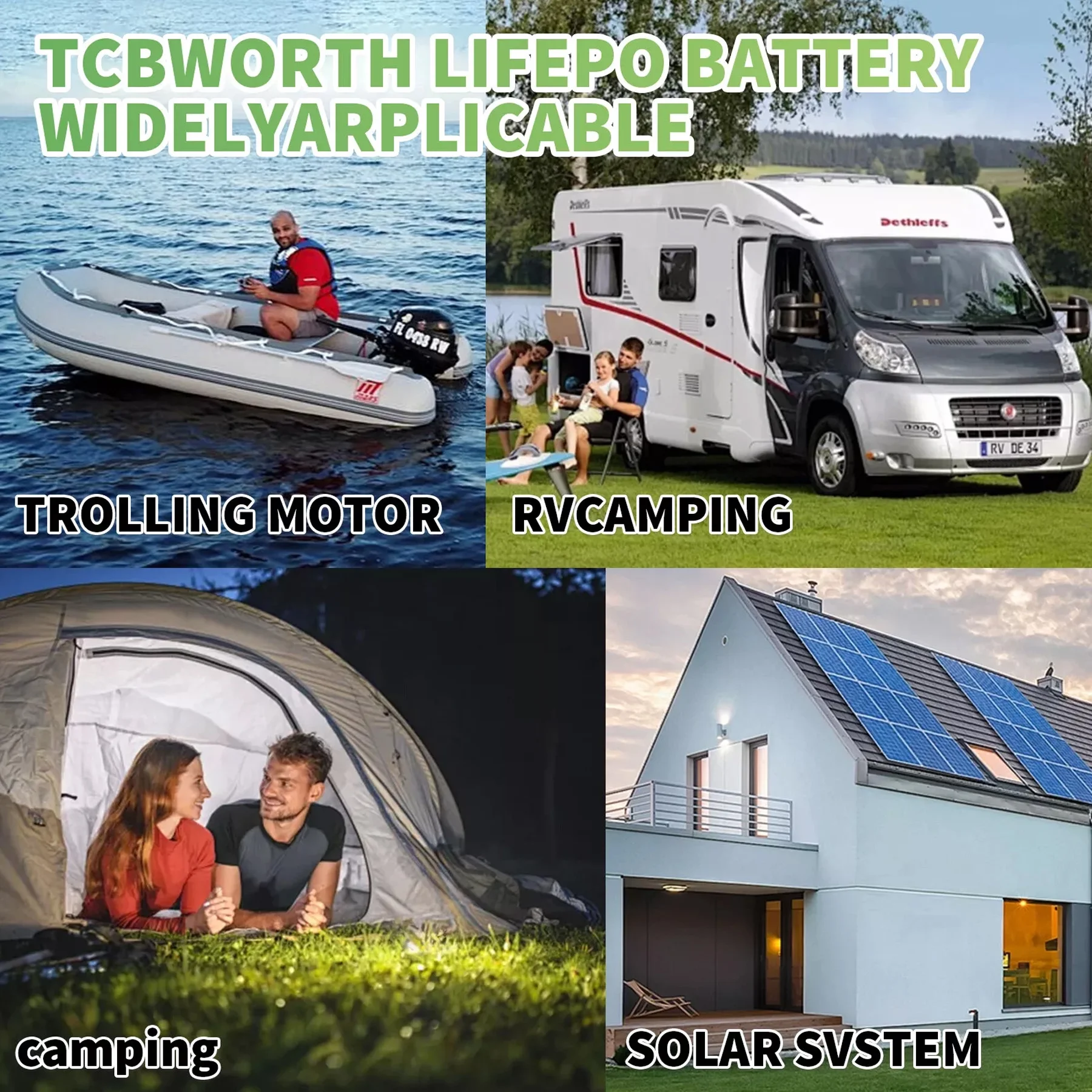 12V 300Ah LiFePO4 Battery, Lithium Batteries for RV,Solar,Trolling Motors,Marine,Van,Camping,Home Energy Storage,off-Grid,Built in 200A BMS,15000+ Deep Cycles - Image 9