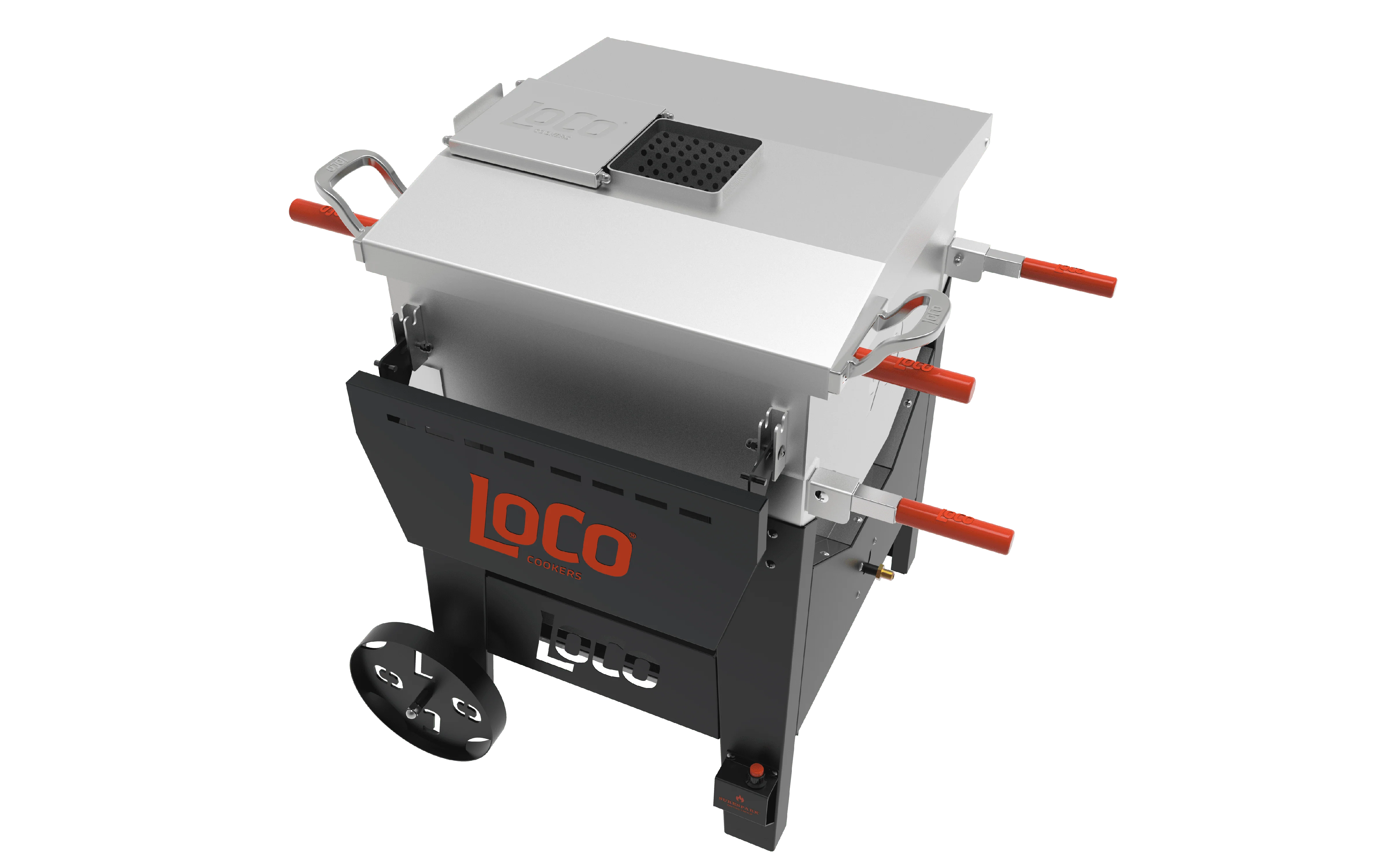 Loco Cookers Propane Cart Boiler, 90 Quart