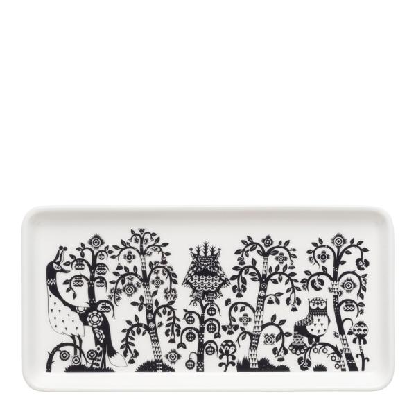 Taika tallerken rektangel 12x24 cm svart