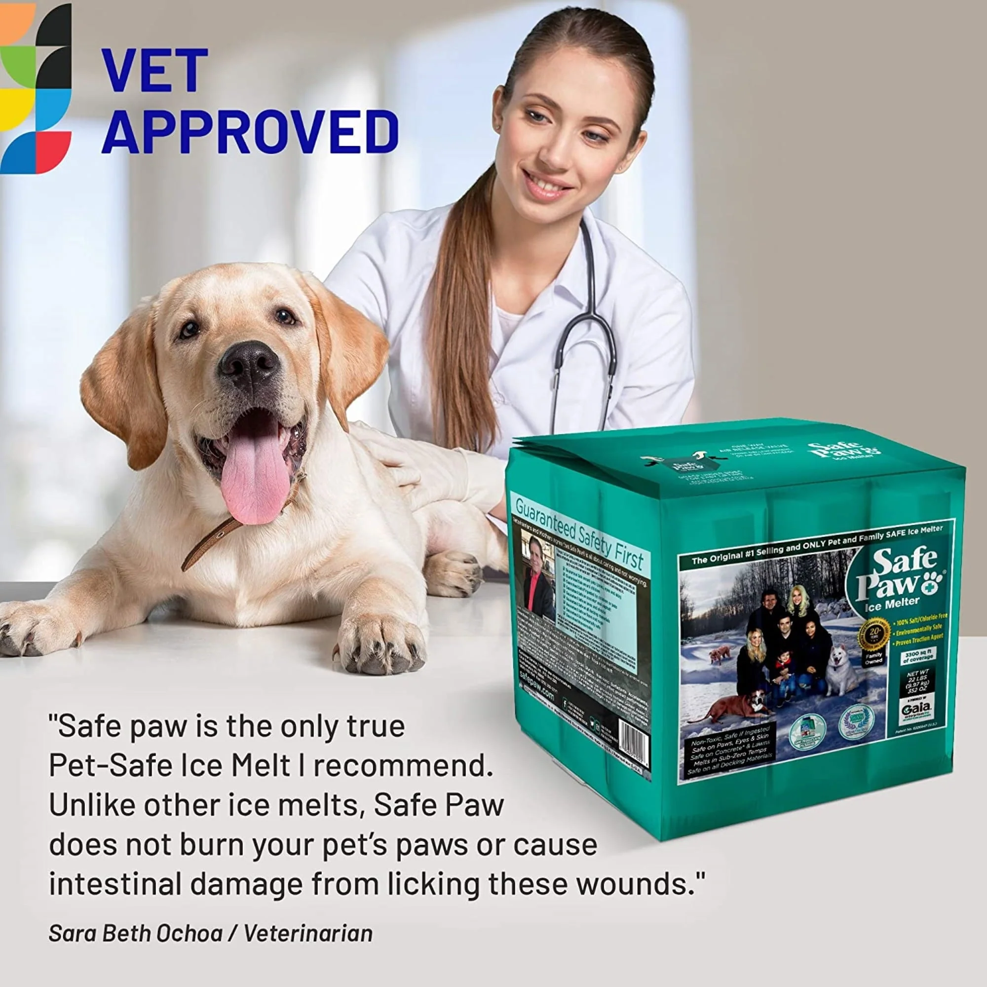 Safe Paw Salt free Pet Safe Ice Melt, 22lb Flexicube Image 7