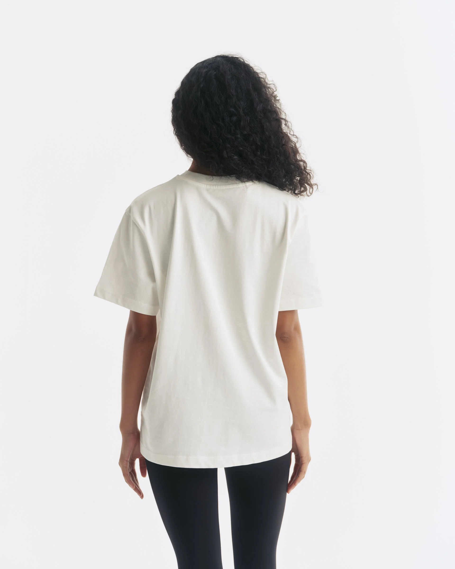 ADA Short Sleeve Oversized T-shirt - White/Black