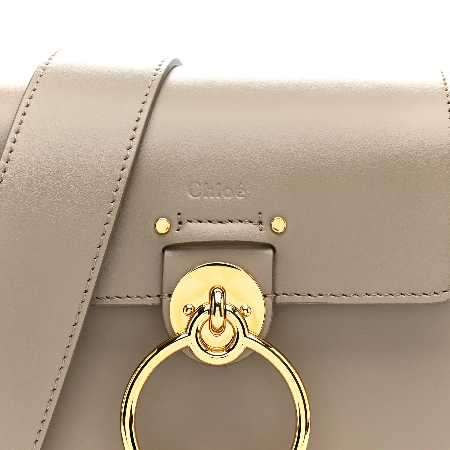 Calfskin Small Tess Bag Motty Grey