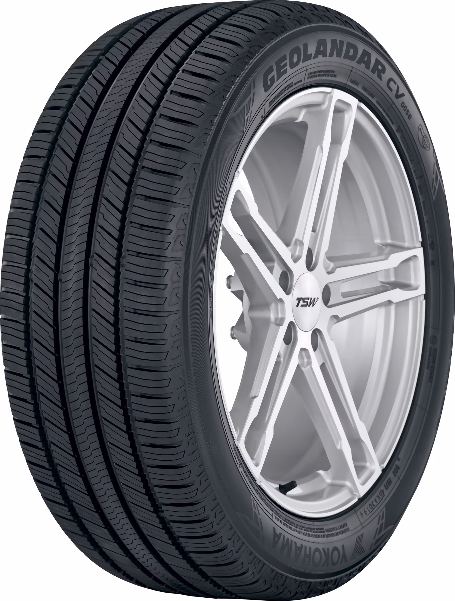 Set of 4 Yokohama Geolandar CV G058 225/65R17 102H Tires 2256517 225 65 17