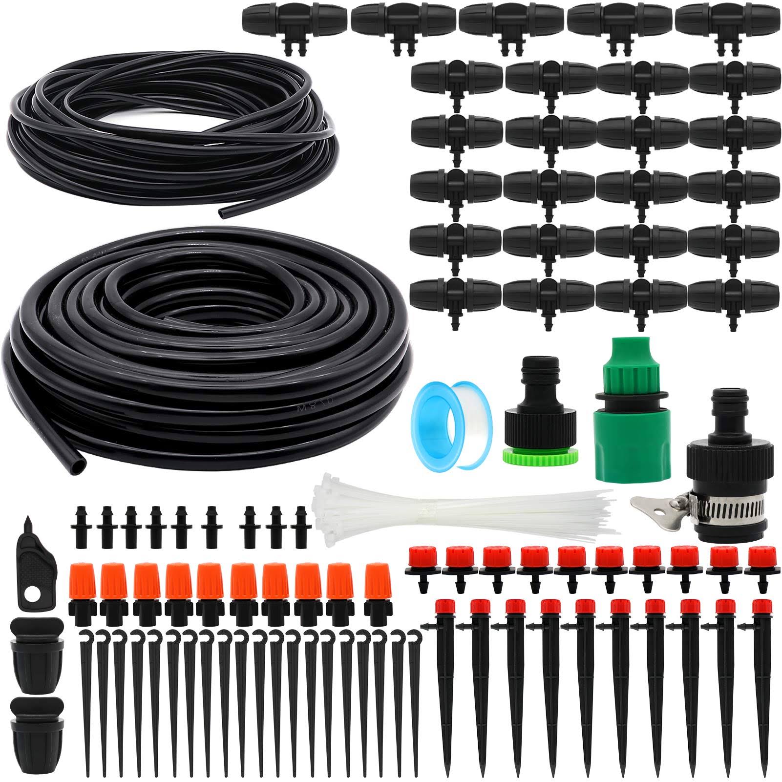 PETUOL Drip Irrigation Kits, 100ft/30M Father Day Garden Plant Watering System
