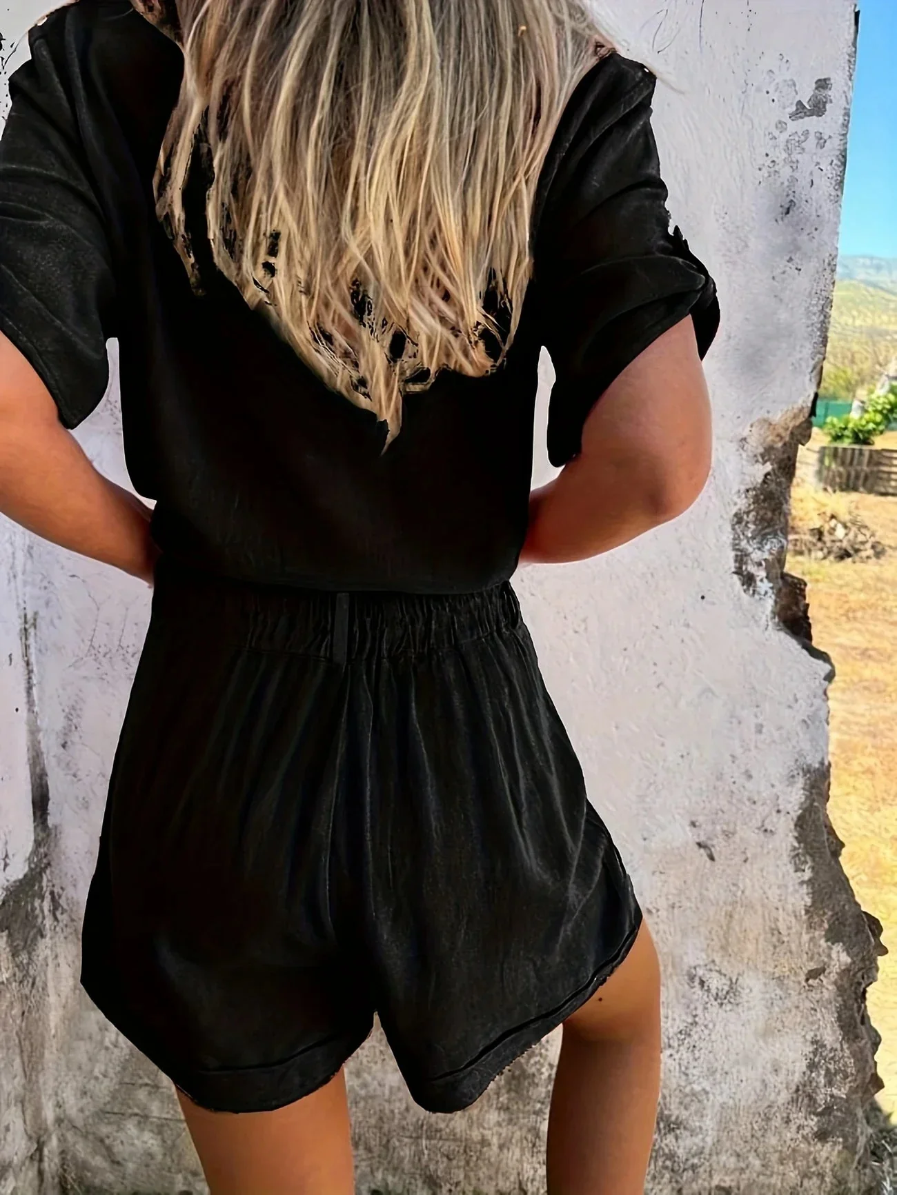 Ensemble d'été élégant deux pièces pour femmes