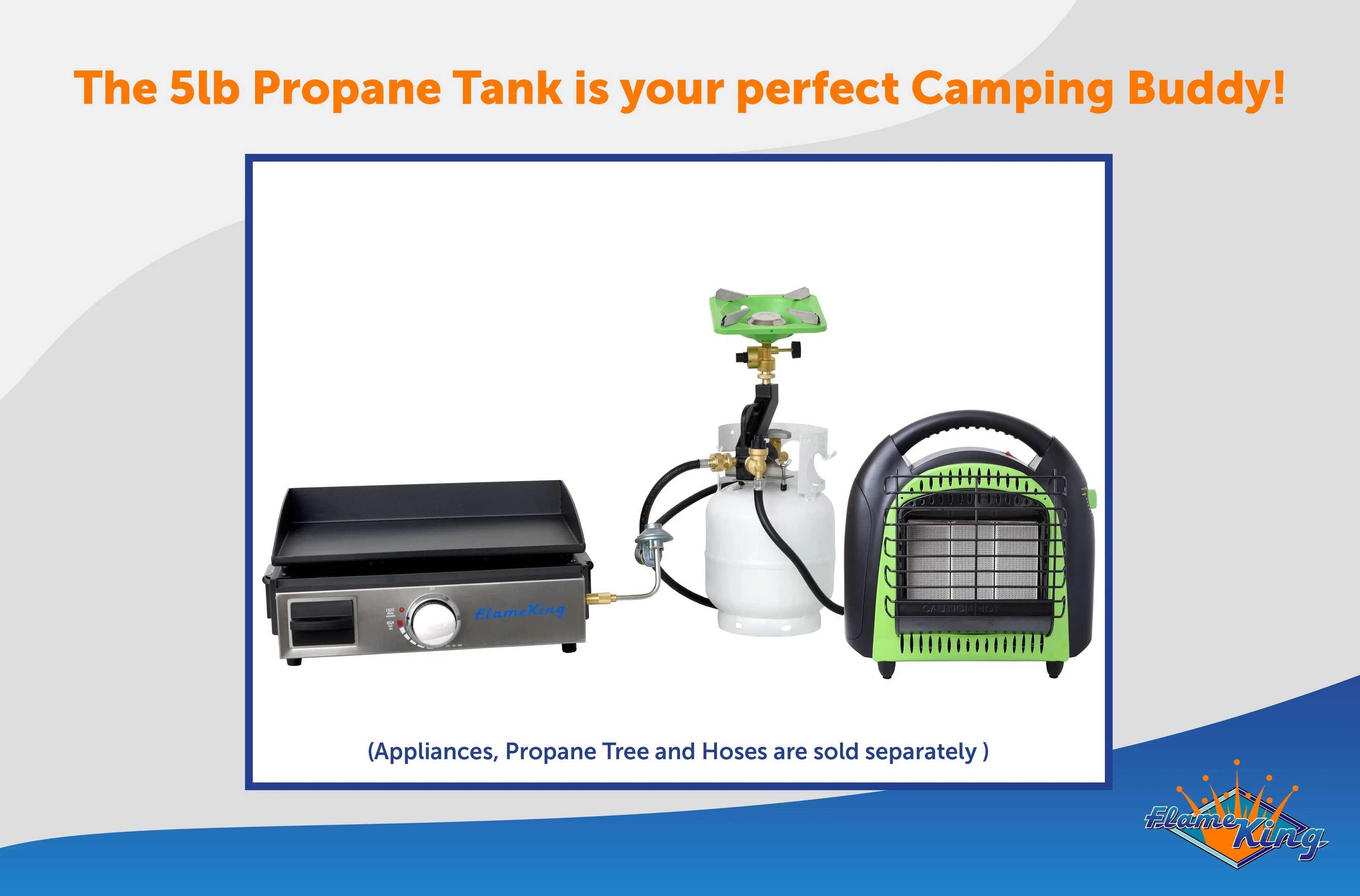 Portable 5lb Propane Tank Cylinder - Image 4