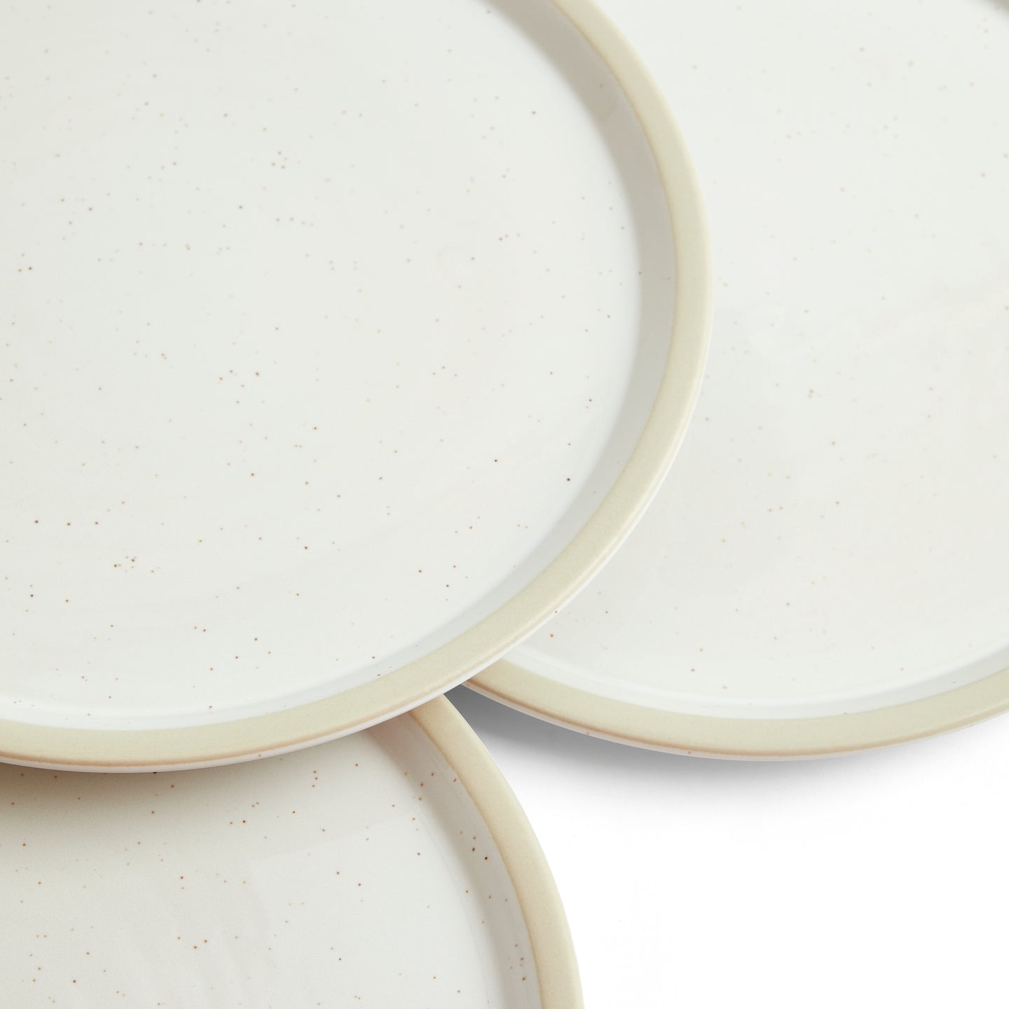 Urban Dining Plate, Lid White, Set of 4