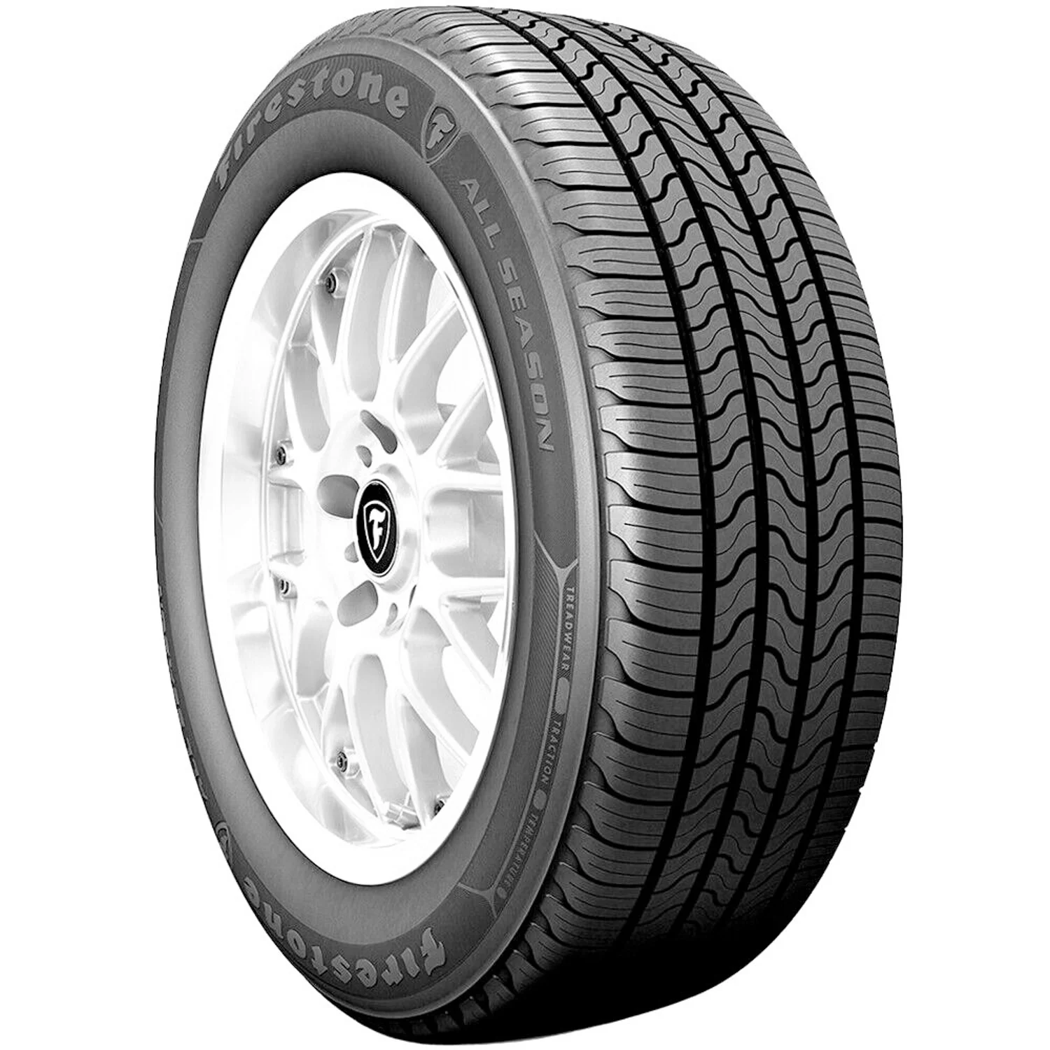 Set of 4 (FOUR) Firestone All-Season 205/65R15 94T AS All-Season A/S Tires